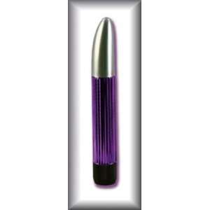   Inch Shimmering Metallic Multi Speed Waterproof Massager   Purple