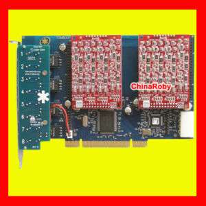 ChinaRoby TDM800P 8 port FXO card asterisk card tdm400p  