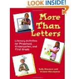 More Than Letters Literacy Activities for Preschool, Kindergarten 