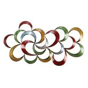 Colorful Abstract 3 Dimensional Metal Wall Art 