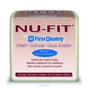   Nu Fit Brfs Adl Xlg 56 64 I, (1 PACK, 15 EACH)