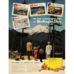  1952 Ad Washington State Commission National Park 