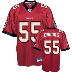  Derrick Brooks Red Reebok NFL Replica Tampa Bay Buccaneers 