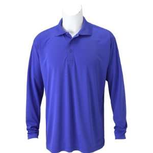 Snake Eyes Mens Players Long Sleeve Ottoman Solid Polo  