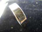 Q35 1950 Washington Quarter 90% Silver Coin Ring Size 7.0 Hand Crafted 
