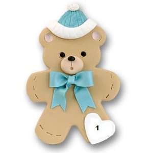  Baby Boy Bear Personalized Ornament