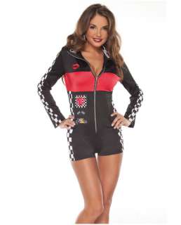1pc Racer Girl Lycra Racer Jump Suit w/front zipper o/s  