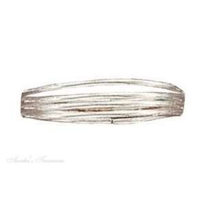  Sterling Silver Thin Four Band Thumb Ring Size 8 Jewelry