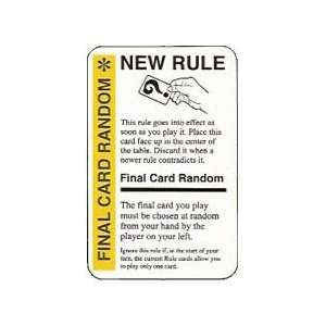   Random Promo Game Card (NEW RULE) Works with All Fluxx Games Toys