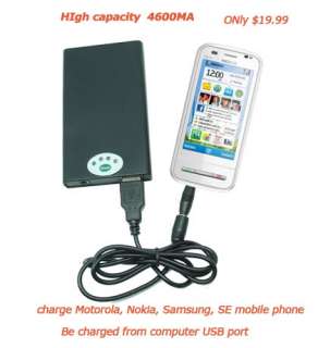 4600mAh Power Bank External Battery Charger for Mobile  