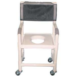  Shower/Commode Chair with Clamp On Toilet Seat Health 
