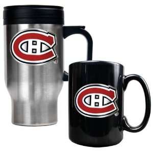 Montreal Canadiens Travel Mug & Ceramic Mug Set   Primary 
