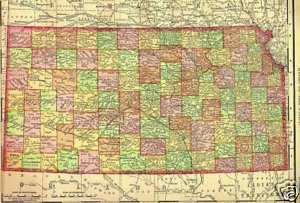 1916 History & Genealogy of NEMAHA County Kansas KS  