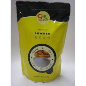 Qbubble Almond Flavor 3 in 1 Bubble Tea Powder   2.2 Lb  