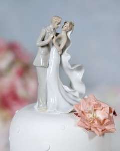 Elegant Porcelain Wedding First Dance Bride and Groom  