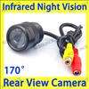 Night Vision Car Color Rear View 170° Angle Infrared Reverse Backup 