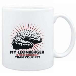  Mug White  MY Leonberger IS MORE INTELLIGENT THAN YOUR 