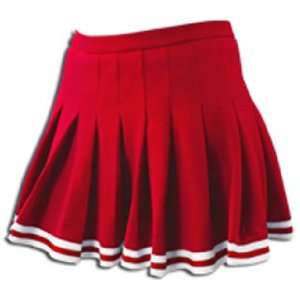   Pizzazz Cheerleaders Pleated Uniform Skirts RED AL