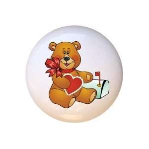  Beary Best Valentine Bear Drawer Pull Knob