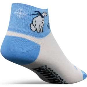  Sockguy Polar Bear 2 Women s Socks LT BLUE/WHITE S/M 