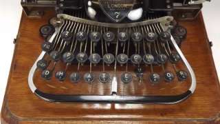 Blickensderfer   Oak Cased Early American Typewriter  