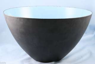 Herbert Krenchel Mid Century Modern Krenit Bowl Blue  
