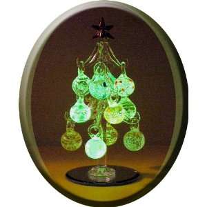   Mini Christmas Tree w/ Glow in Dark Ball Ornaments 304