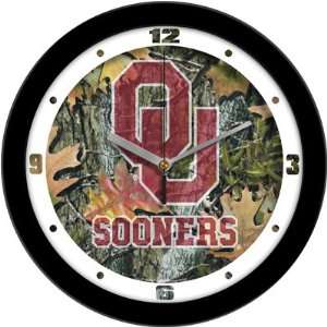  University of Oklahoma Sooners 12 Wall Clock   Camouflage 