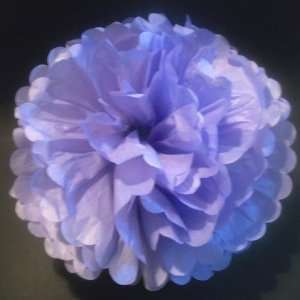 pc Lavender 12 Tissue Pom Poms Paper Flower Balls   Wedding Bridal 