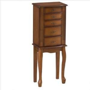  Ruby Jewelry Armoire in Rich Walnut