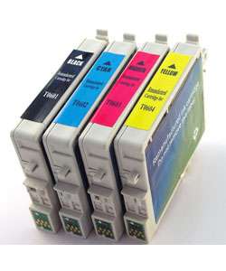 Epson Remanufactured T060 Inkjet Cartridges Combo Pack (Case of 4 
