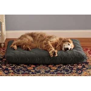  Quilted Microfiber Dogs Nest Rectangle LARGE SLATE Pet 