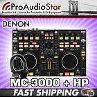 Denon MC3000 mc 3000 Pro DJ MIDI Control Surface FREE Headphones 