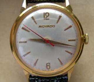 MOVADO 17j Vintage 60s Swiss Gents Wrist Watch SERVICED