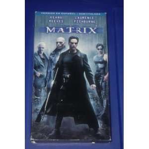  Matrix   VHS   starring Keanu Reeves, and Laurence 