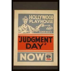  WPA Poster Elmer Rices Judgment day