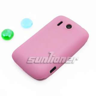 hot pink Silicone Case Skin Cover for HTC Explorer,Pico,A310e +LCD 