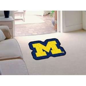  Michigan Wolverines Mascot Logo Throw Rug/Door Mat Sports 