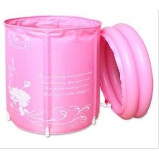 Double drainage environmental protection folding bath bucket bath 