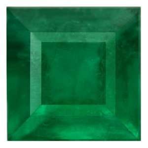  1.53 Carat Loose Emerald Square Cut Jewelry