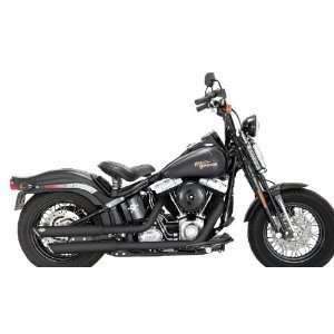   Twin Slash 3 Slip ons for 2007 2012 Harley Deluxe Softail Models
