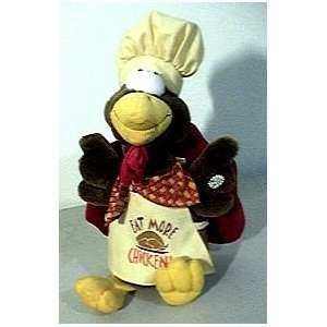   Turkey Sings Rockin Robbing with EAT More Chicken Apron Toys & Games