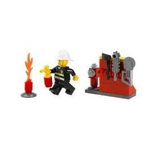  Lego City Exclusive Mini Figure Set #5613 Firefighter 