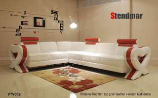 Modern Euro style leather sectional sofa set VTV002  