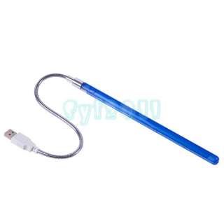   Blue USB Flexible 10 LED Light Lamp Notebook/Laptop Computer  