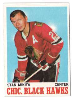 1970 1971 Topps Stan Mikita   card #20   Original  