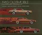 1983 Oldsmobile Toronado,Ninet​y Eight 98,Delta 88 Brochure with 