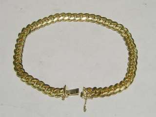 Brand New 14k GOLD Genuine Cuban/Miami Link 6mm Bracelet  