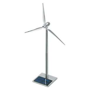 River City Clocks Aluminum Solar Powered Wind Turbine, 19 Inch Tall 