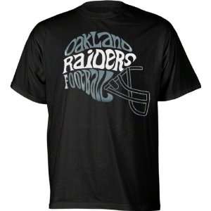  Oakland Raiders Youth Skewed Helmet T Shirt Sports 